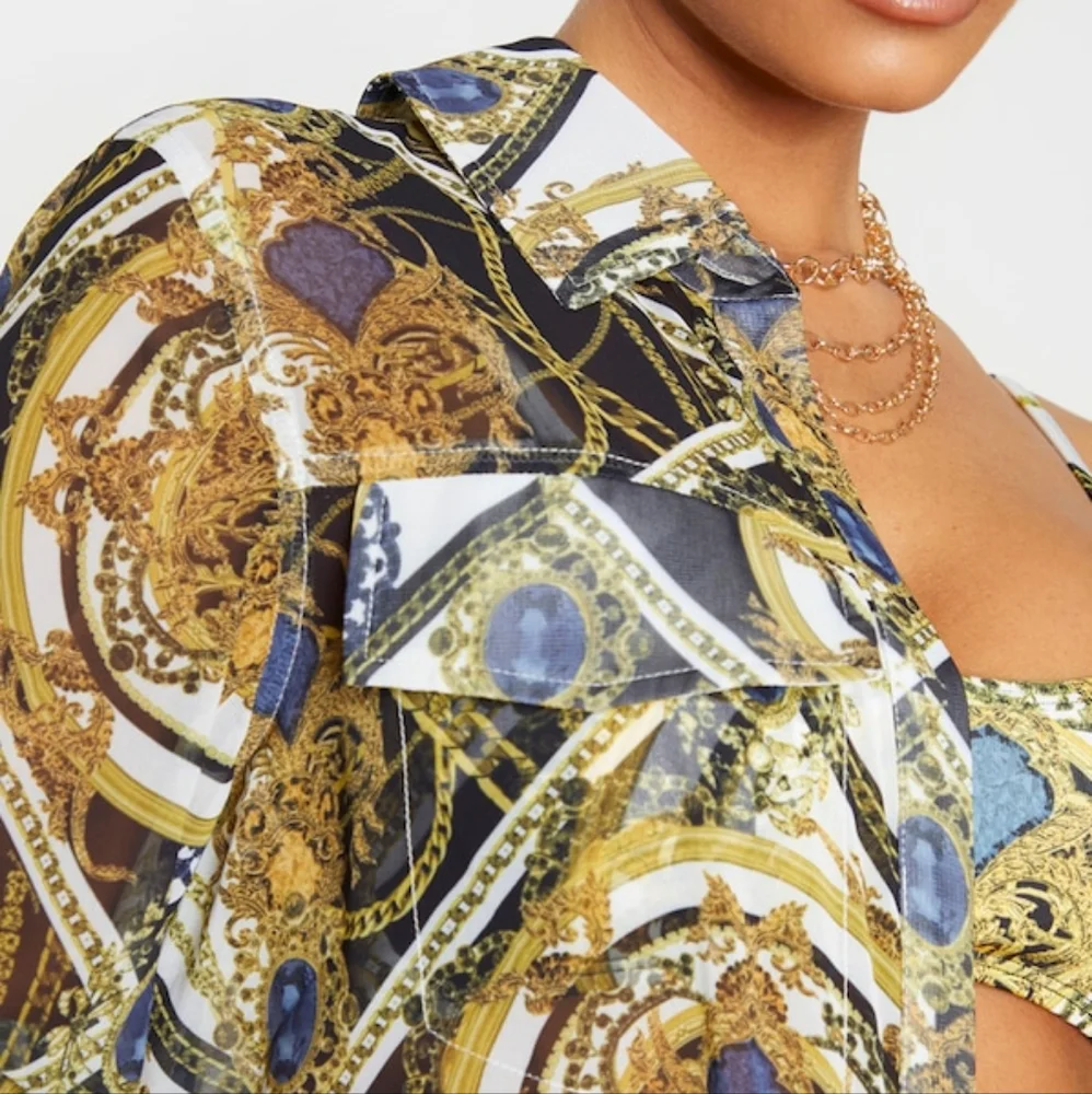 Multi chain oversized shirt - Picture 4 of 4